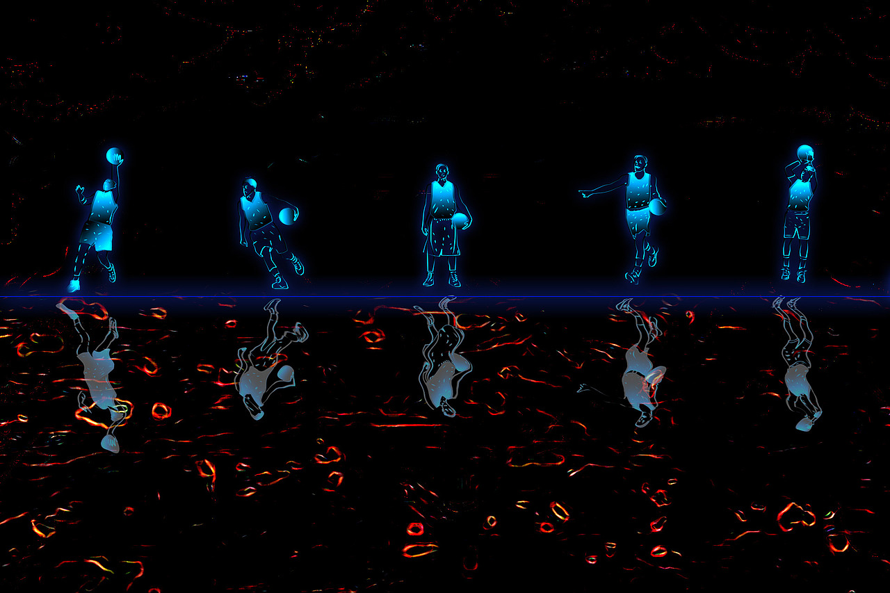 NBA篮球明星动作