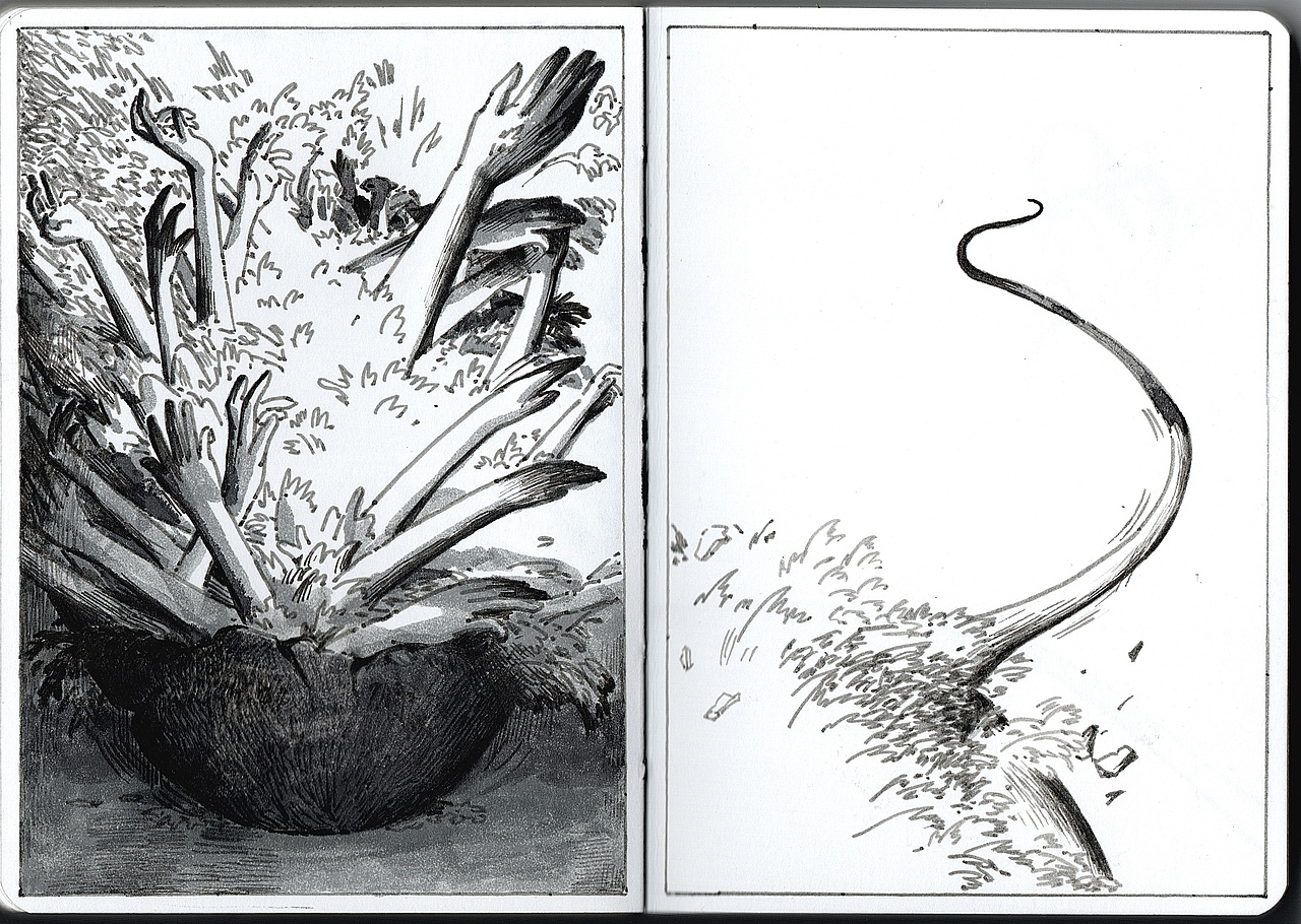 再生｜孤独（图ZMzY3ODcyMTA0） - 绘画 - 站酷设计师周磊DGSP原创素材 - 站酷ZCOOL