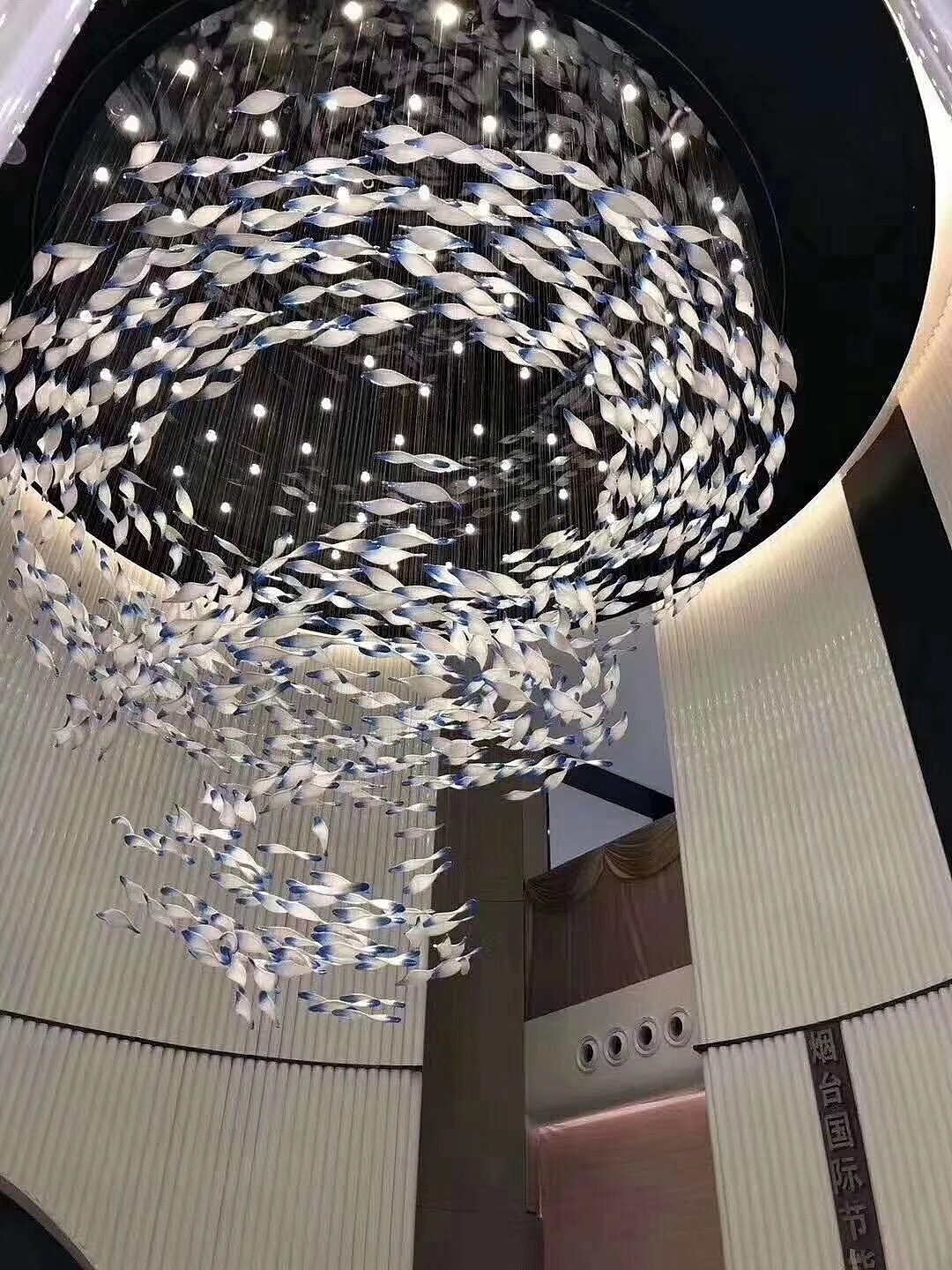酒店大堂大盘灯设计制作