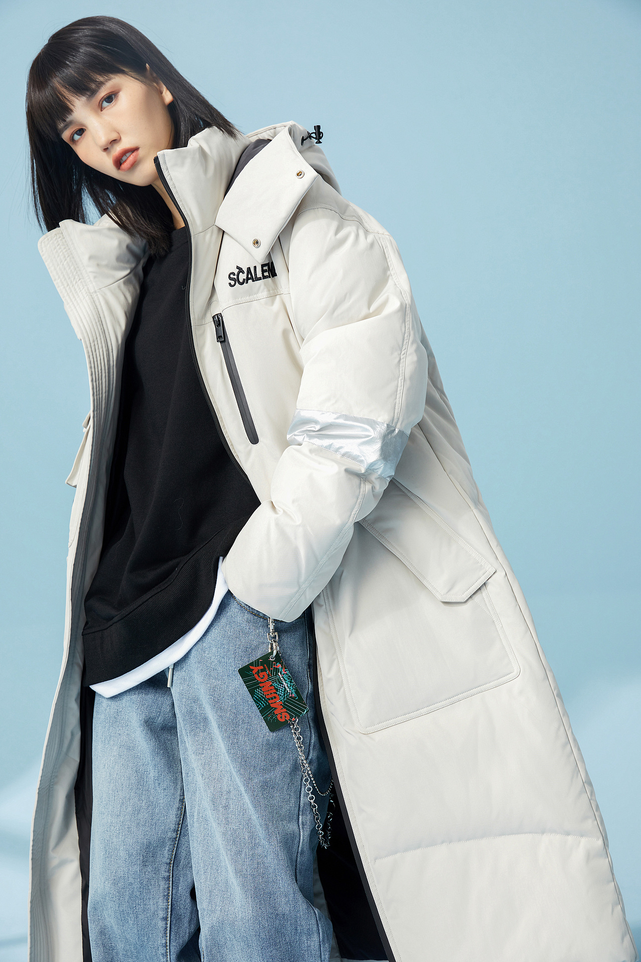 冬季羽绒服拍摄