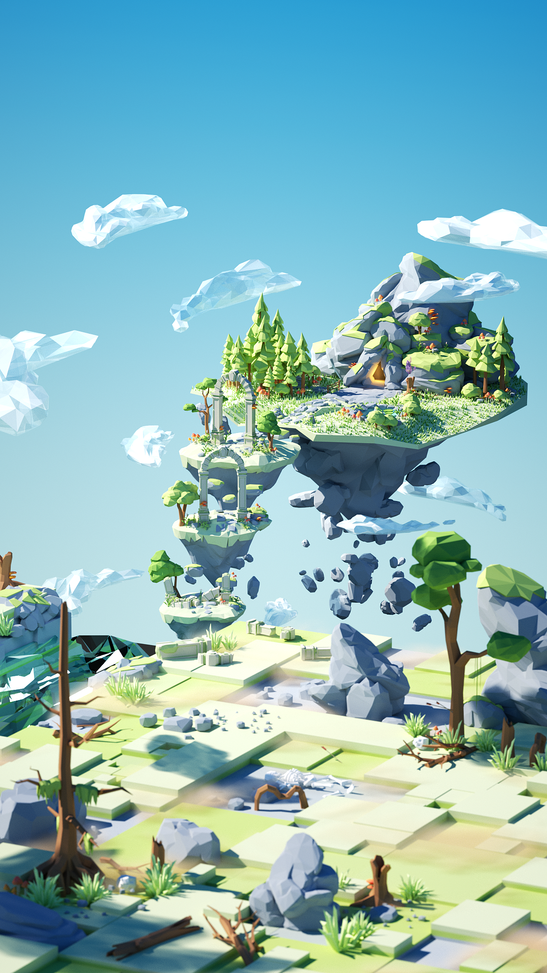 我一个愿望,浮空岛!