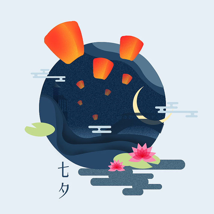 插画设计\节日插画\海报