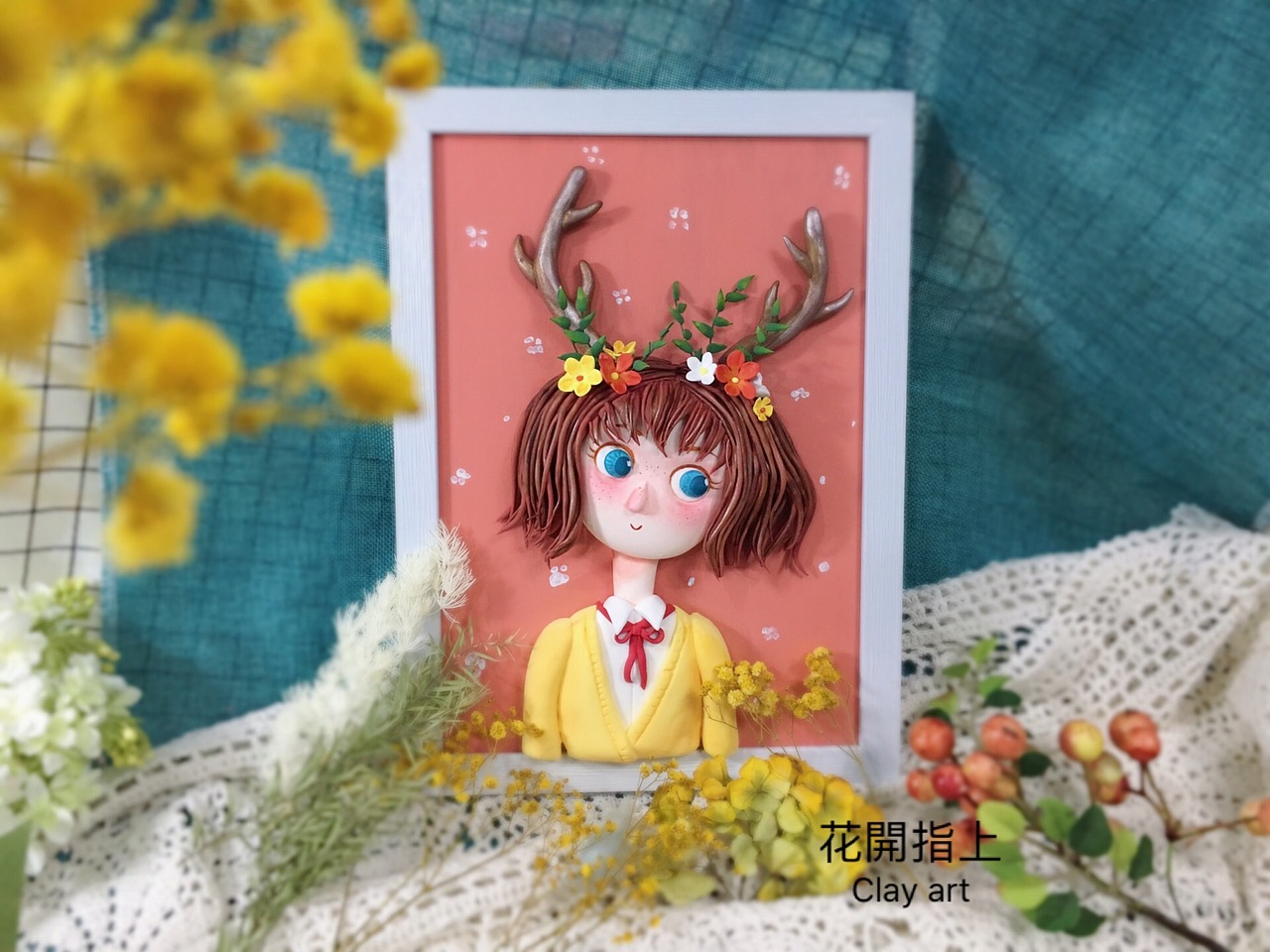 超轻粘土浮雕画～