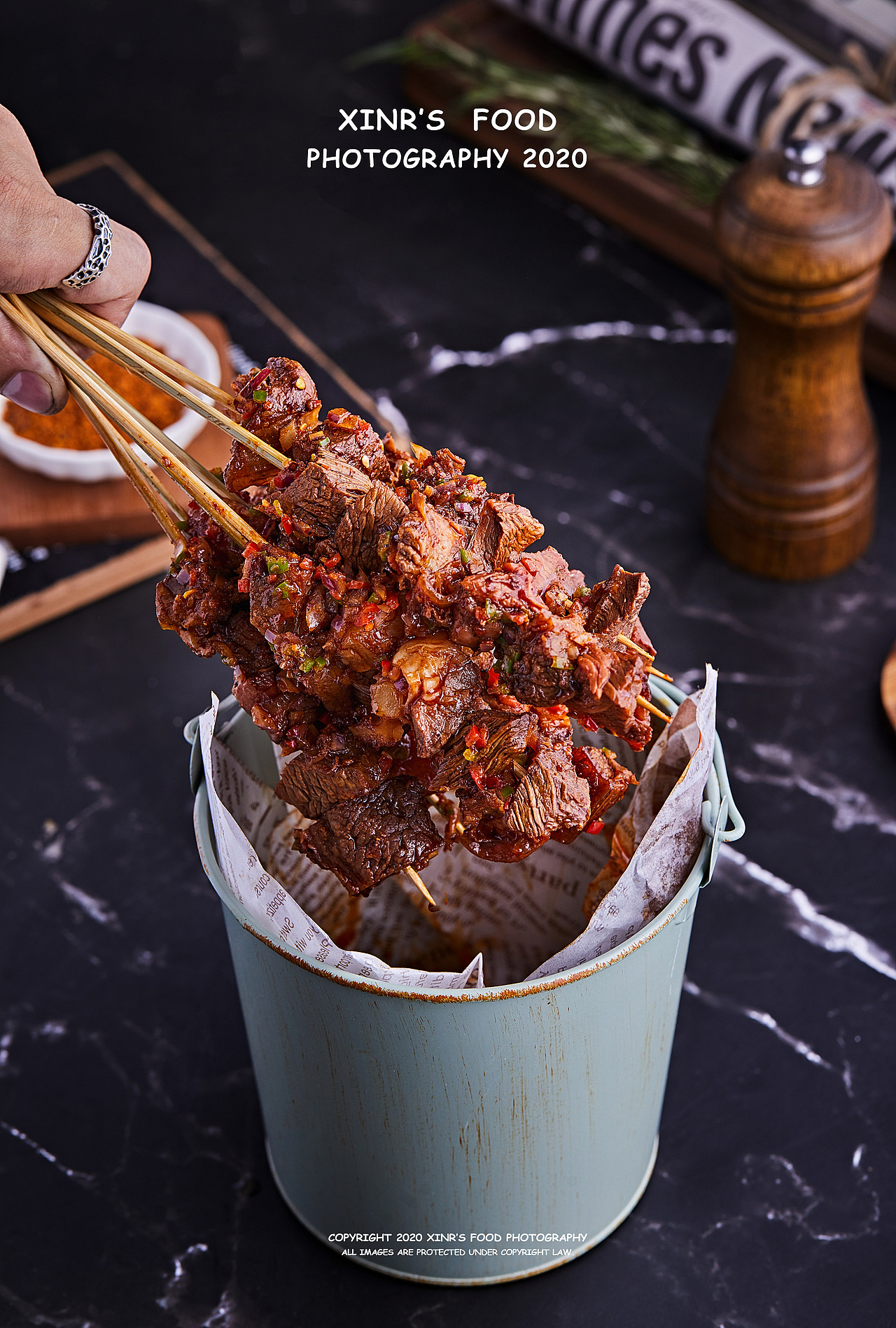 美食摄影 创新菜 牛肉粉