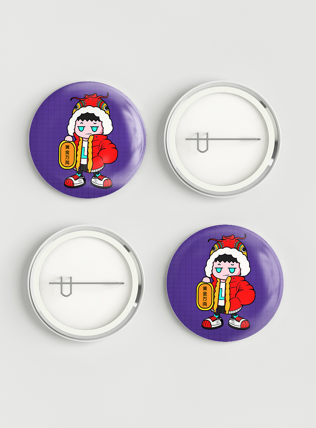 招财鲤（图ZMjkzMTQyNTk2） - 新锐潮流插画 - 站酷设计师是子不语原创素材 - 站酷ZCOOL