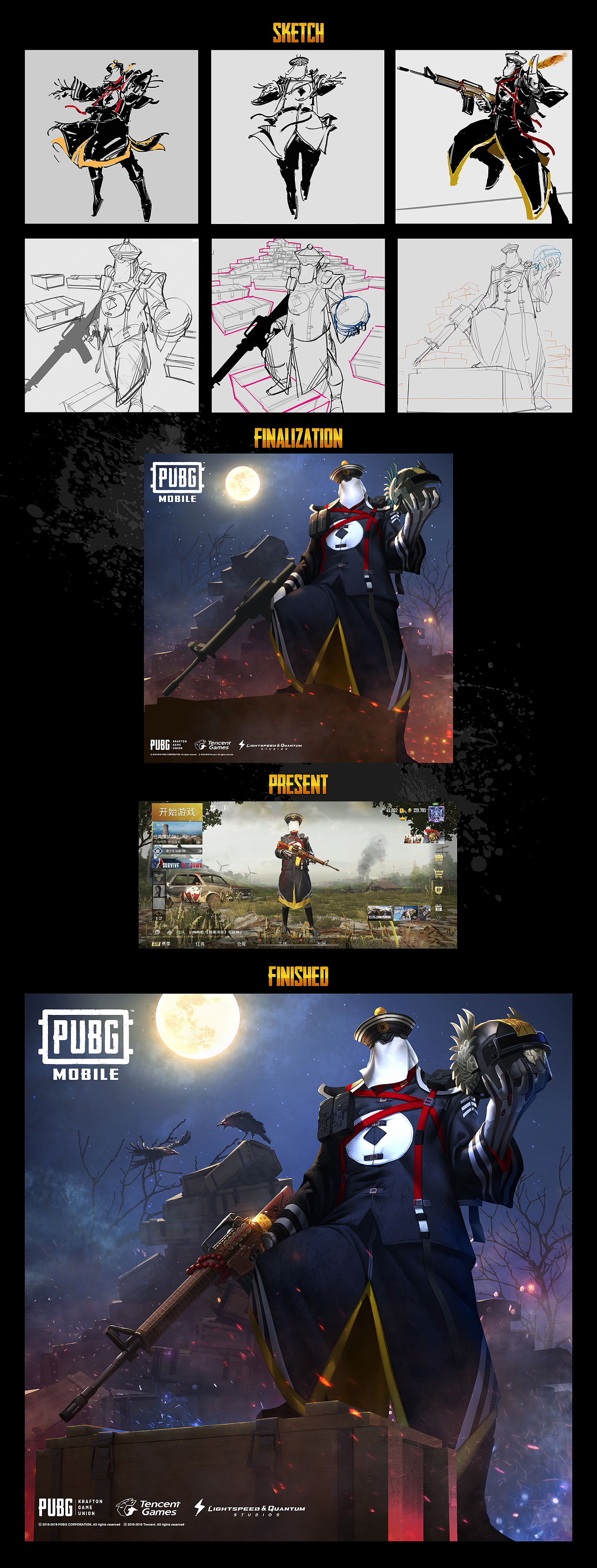 PUBG MOBILE S9赛季+万圣节皮肤KV（图ZMTg1NzI1ODMy） - 商业插画 - 站酷设计师齐天大宋原创素材 - 站酷ZCOOL