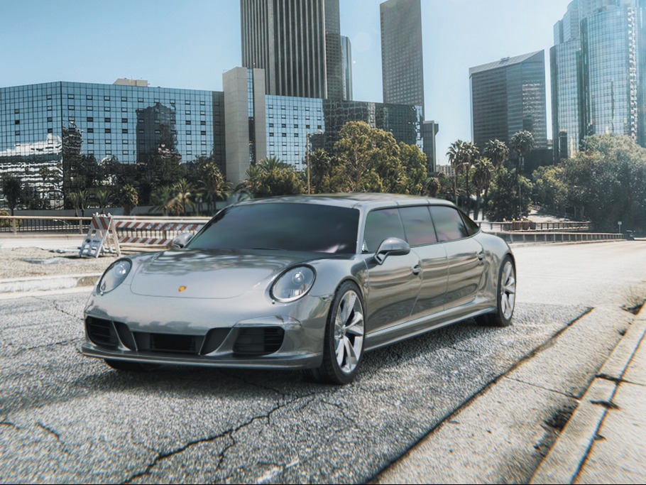 Porsche 91111 保时时时捷加长版 - Blender渲染