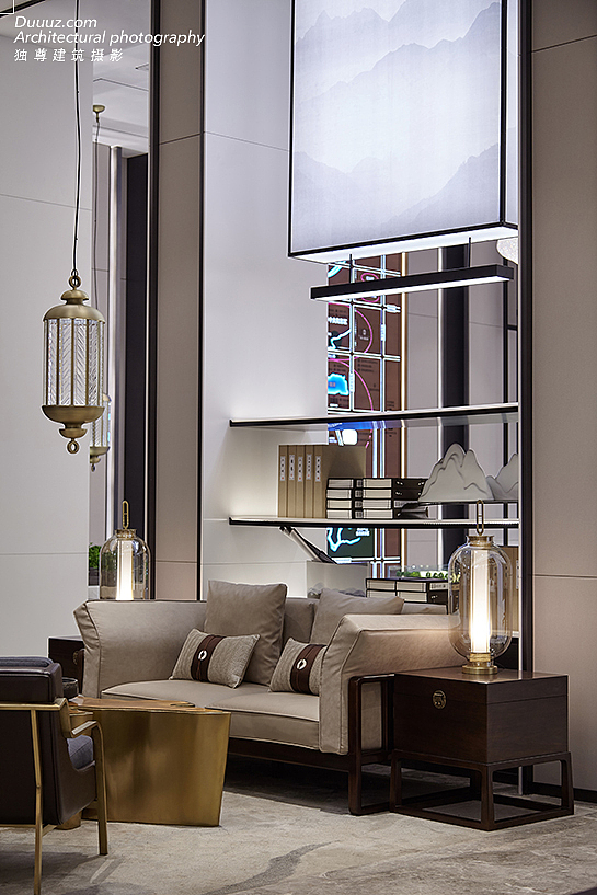 独尊建筑摄影：中式美学，保利天府林语销售中心（图ZMTE3MDUxNDY4） - 家装设计 - 站酷设计师空与间摄影原创素材 - 站酷ZCOOL