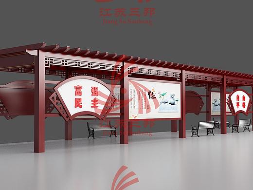 江苏生产厂家生产直销文化长廊、文化宣传栏