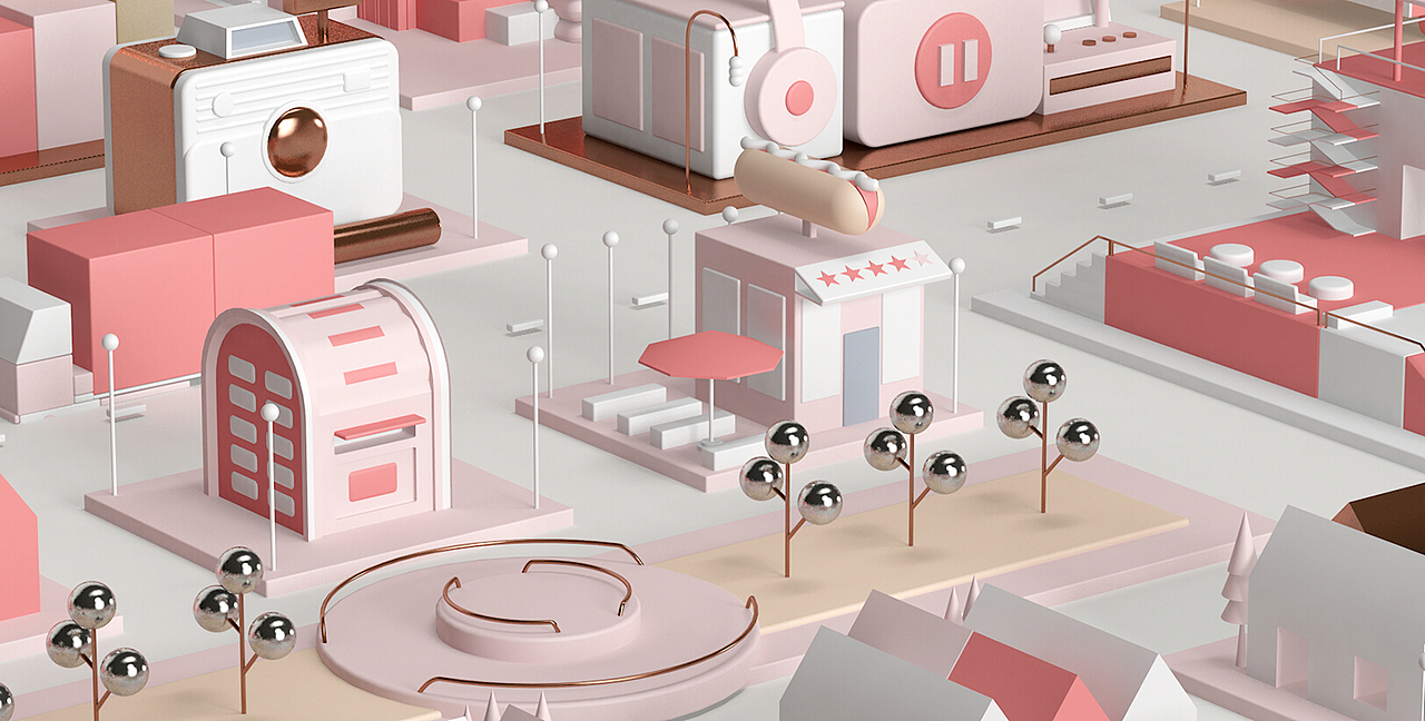 《 C4D 临摹 》--Draw from Behance PT 04