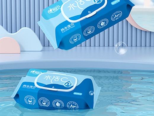 心相印纯水湿巾商详设计分享