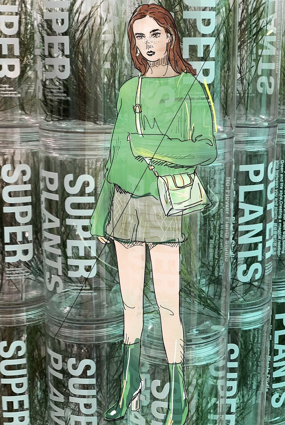 插画 服饰（图ZMTc0NDMxMTY4） - 创作习作 - 站酷设计师福尔蘑斯原创素材 - 站酷ZCOOL