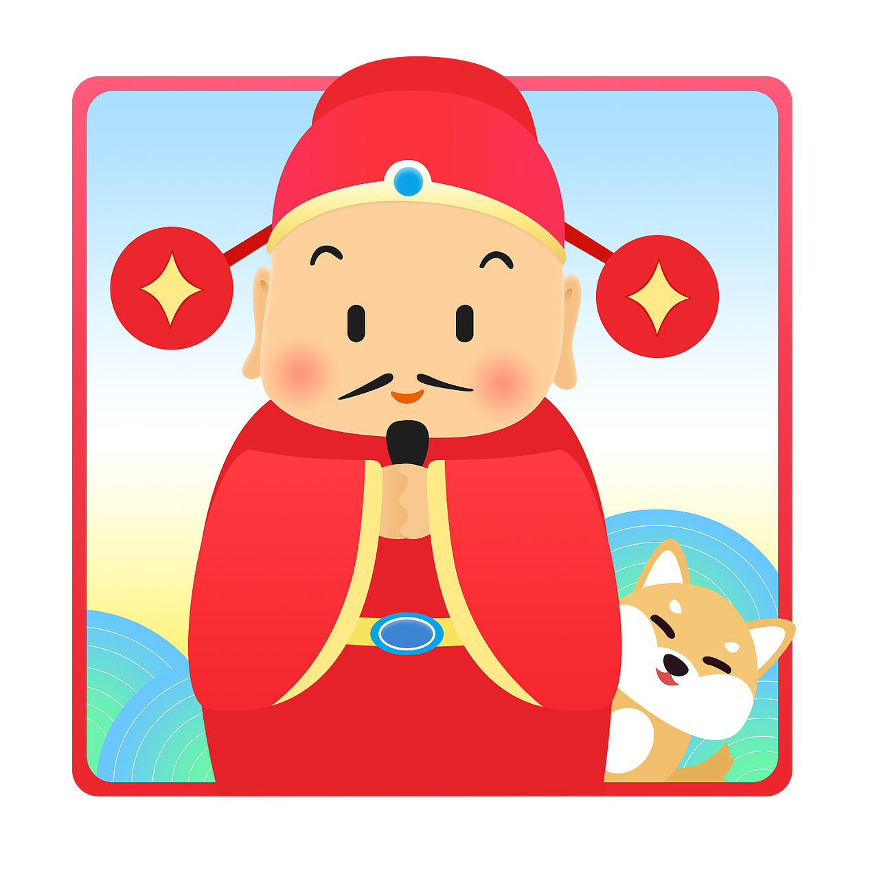 来一波财神爷（图ZMTA1MzYxNzk2） - 商业插画 - 站酷设计师六小仙66原创素材 - 站酷ZCOOL