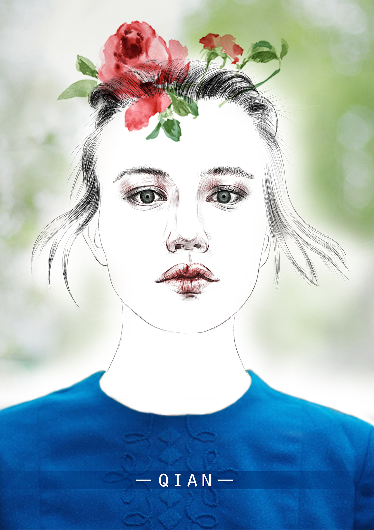 习作（图ZMzEwODA5NDQ=） - 商业插画 - 站酷设计师QIAN_钱钱原创素材 - 站酷ZCOOL