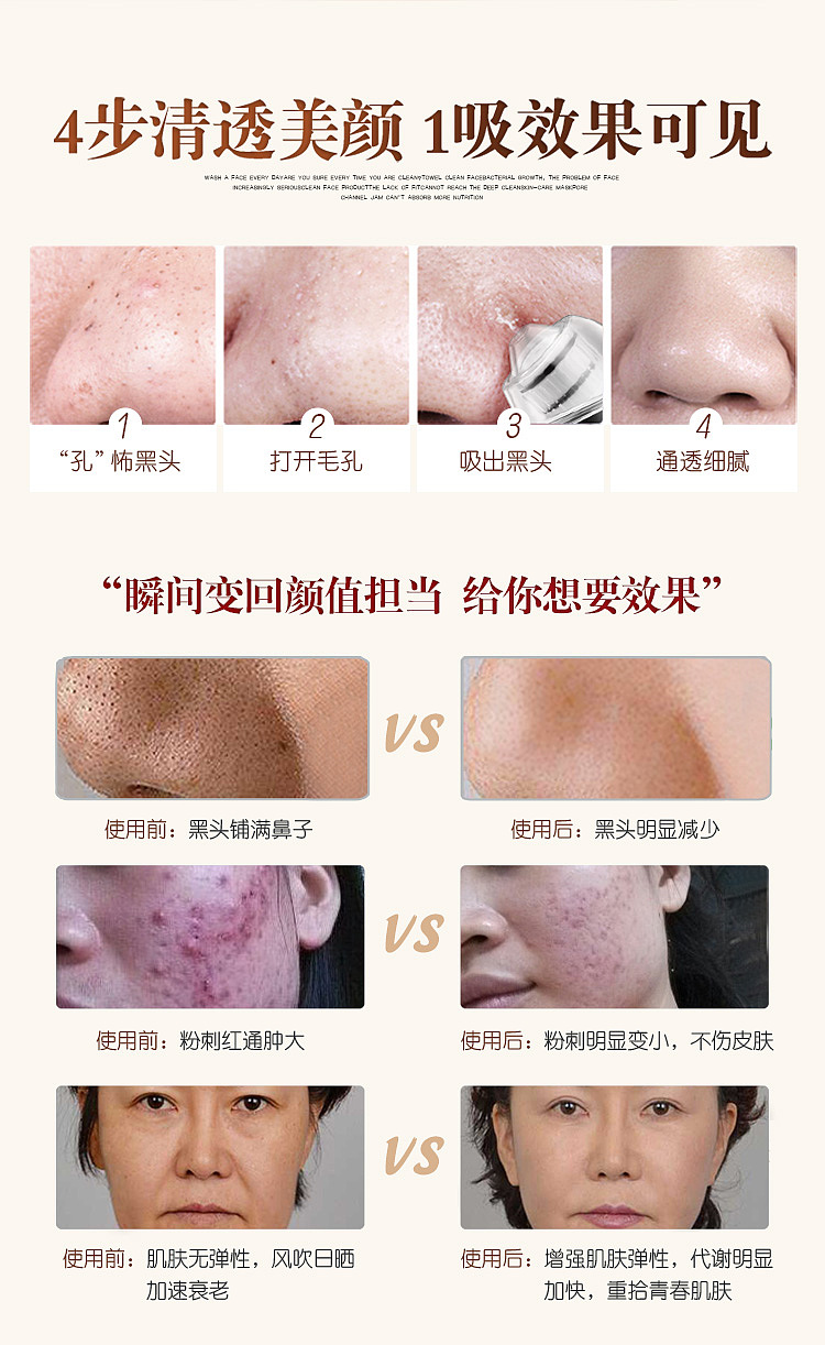 可特尔黑头仪拍摄与详情页制作