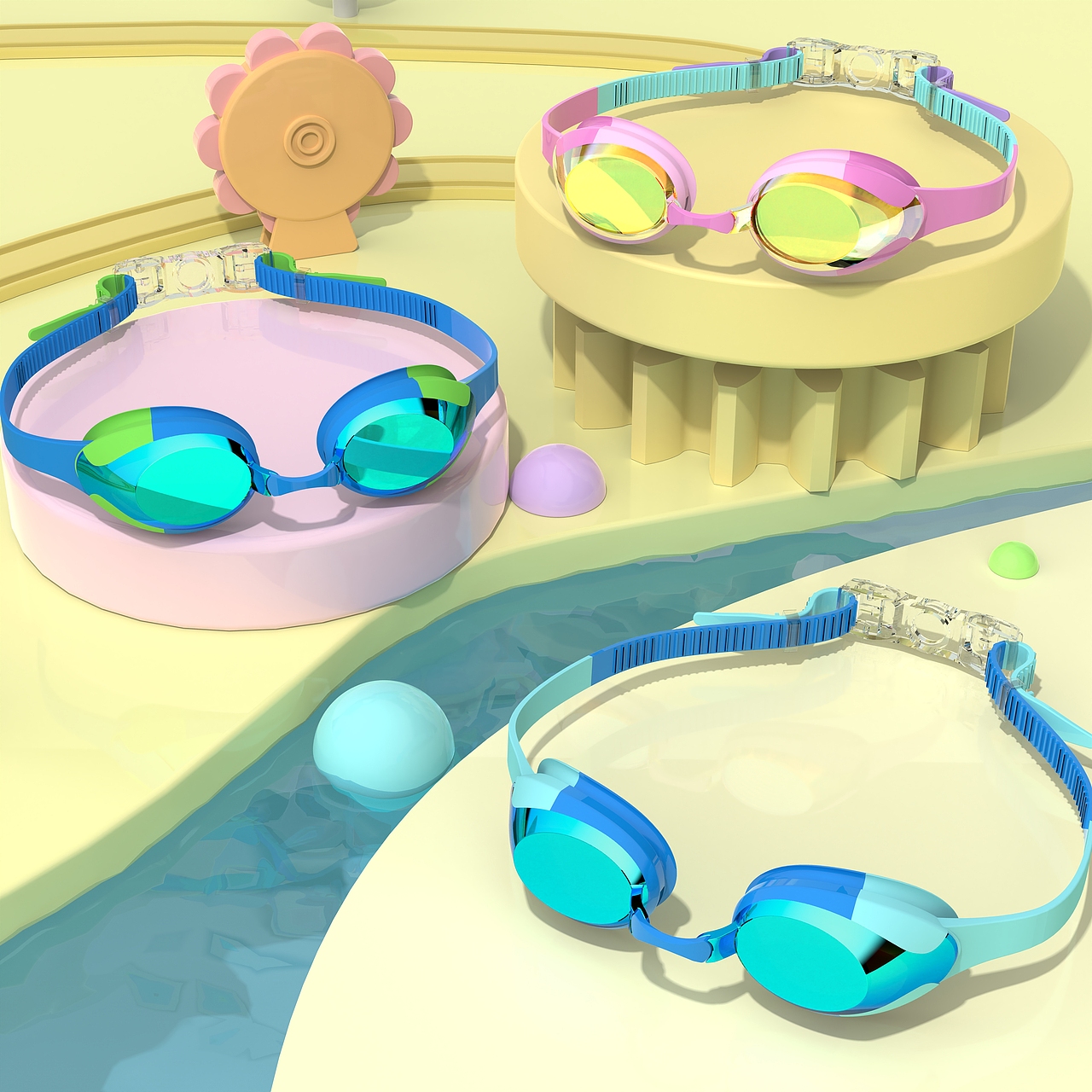 泳镜制作(带模型)近期作品