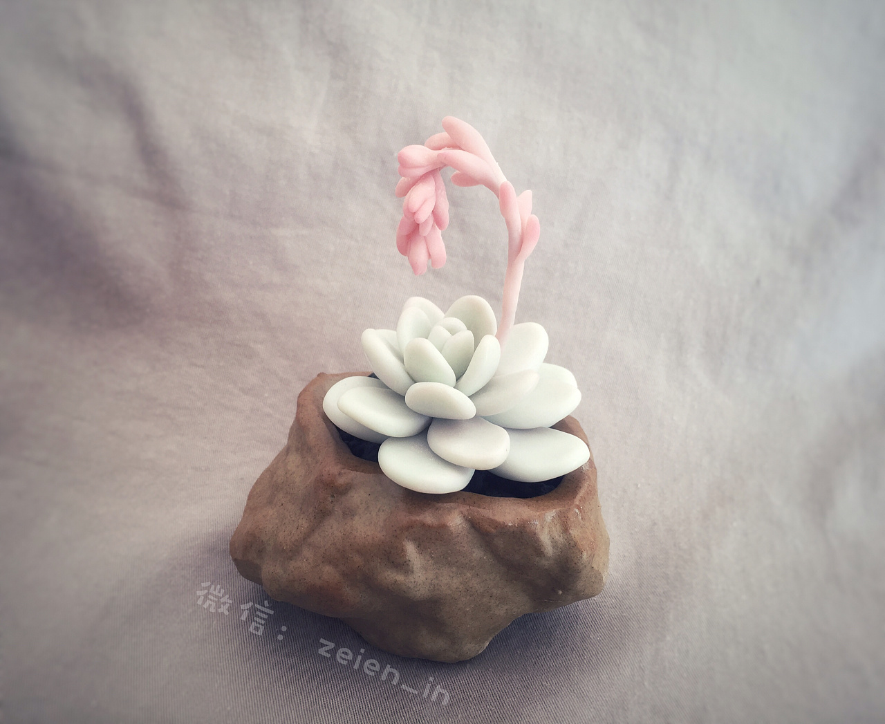 软陶多肉植物|手工艺|其他手工艺|贼恩 - 原创作品 - 站酷 (zcool)