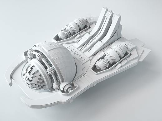 C4d红警模型建模临摹练习
