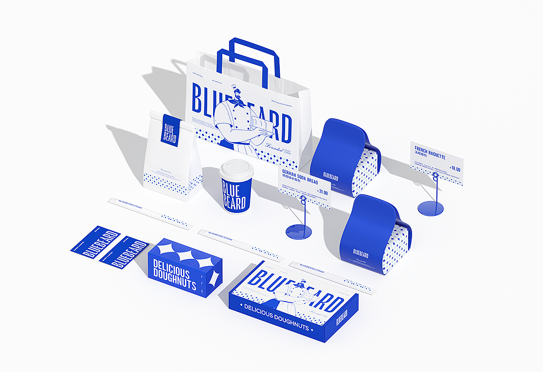 BLUEBEARD烘焙面包品牌全案设计