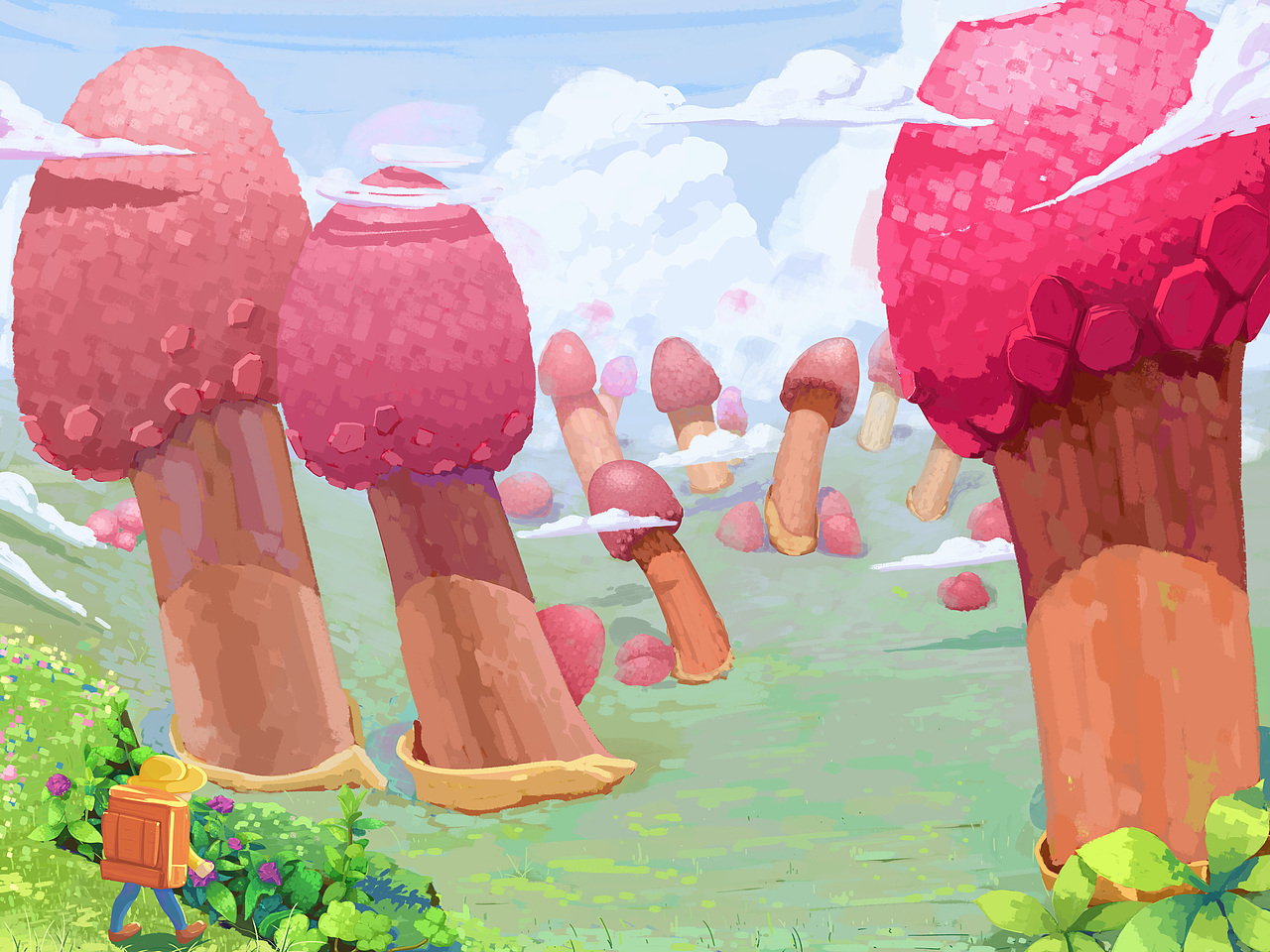 旅行插画（图ZMjkwMzY4NjUy） - 创作习作 - 站酷设计师格噜噜呀原创素材 - 站酷ZCOOL