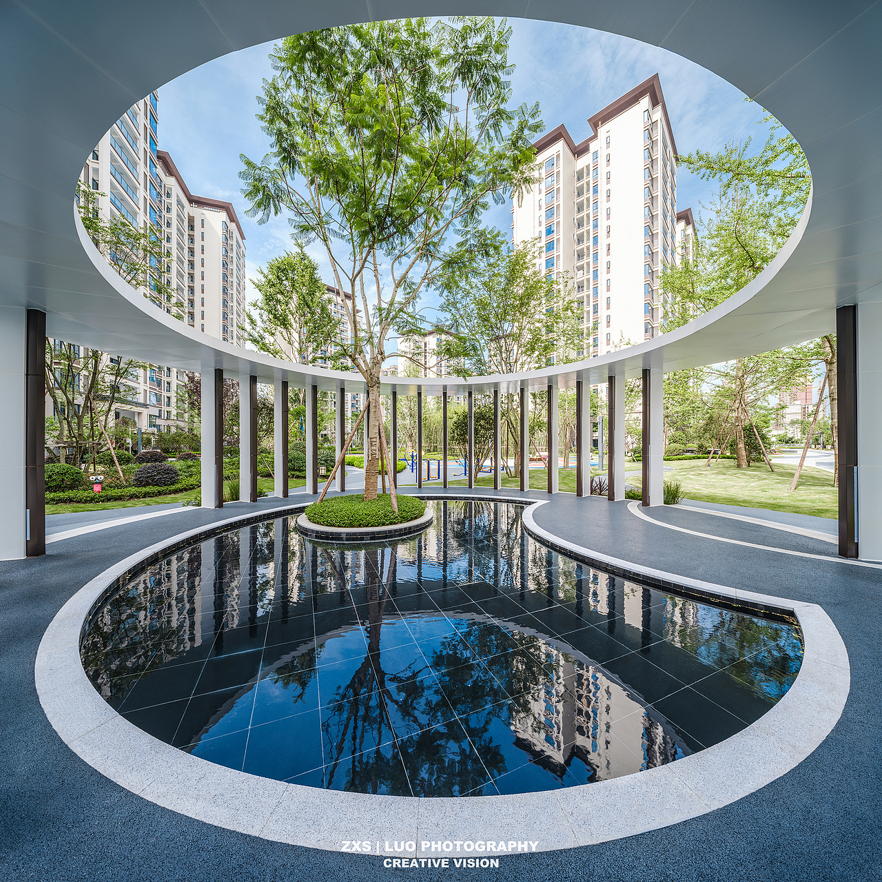 景观摄影 成都彭州置信丽都府二期