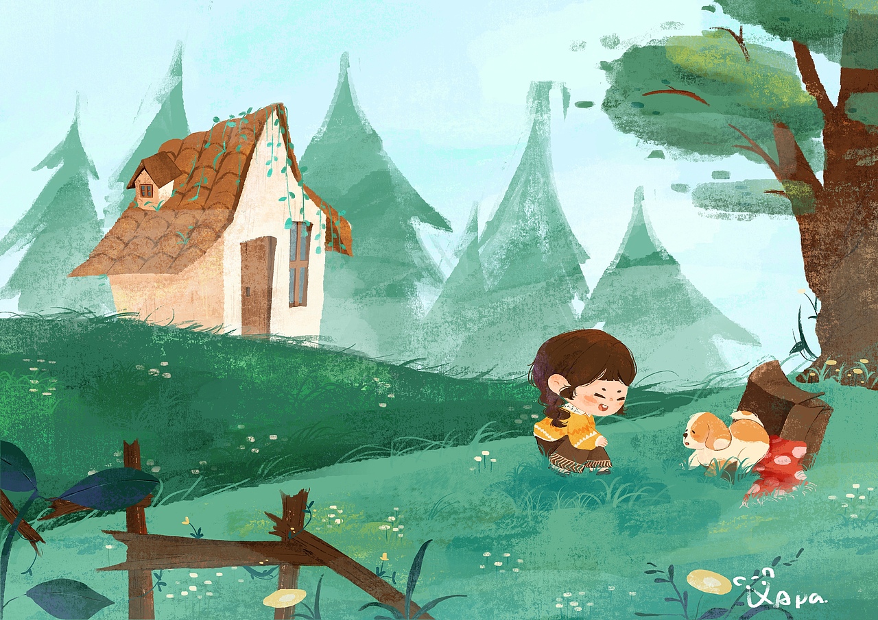 儿童插画|小小的汤圆（图ZMjk1MjgxNTQ4） - 儿童插画 - 站酷设计师熊阿怕原创素材 - 站酷ZCOOL