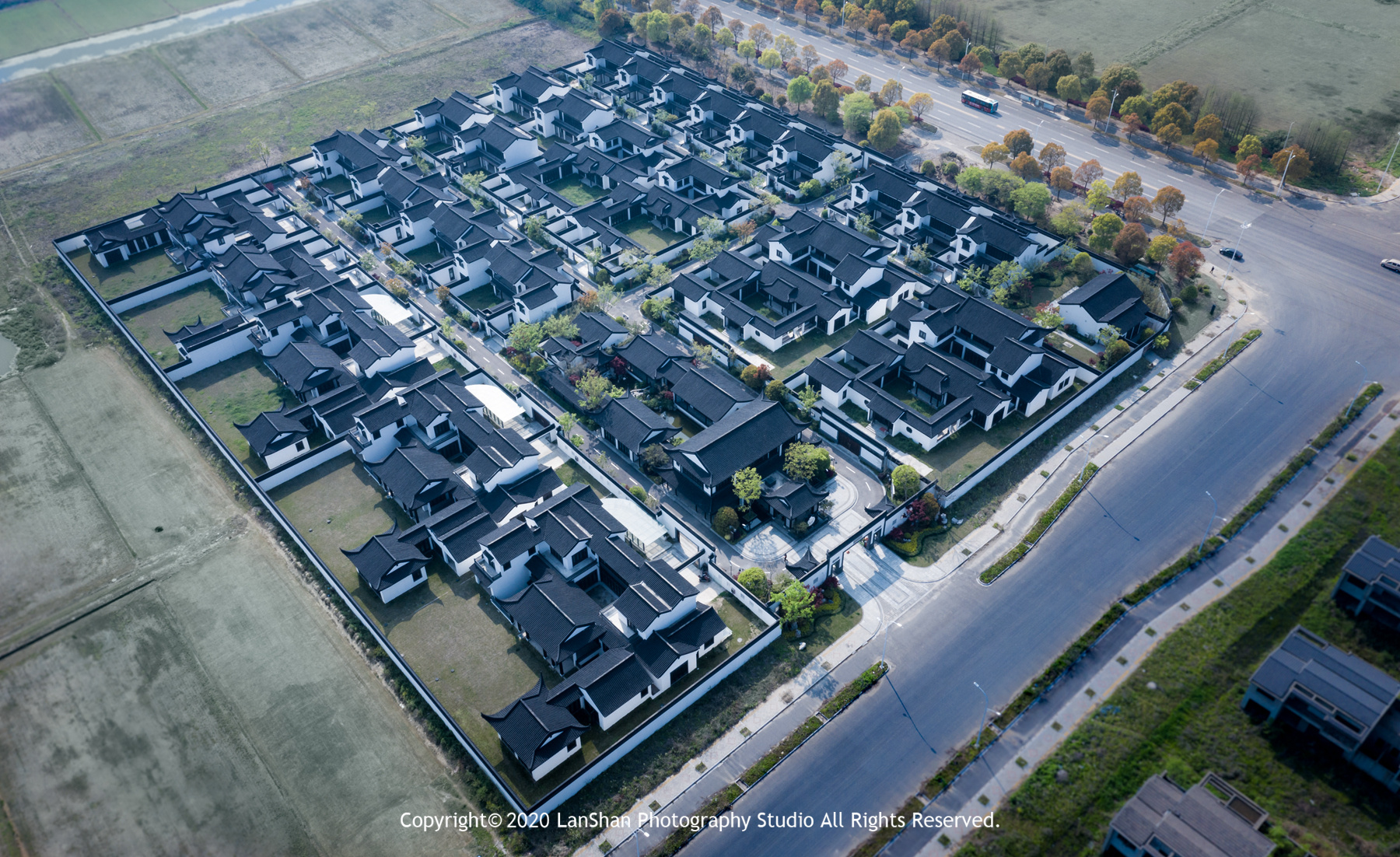 中式园林别墅|南通·鸿麦家园|摄影|环境/建筑摄影|蓝山studio - 原创