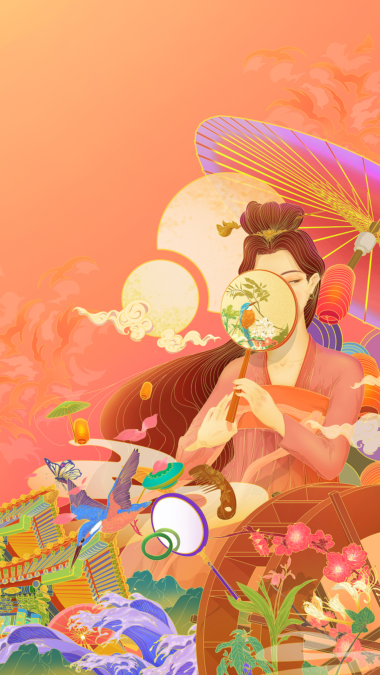 祥和（图ZMjE1MTMzNDI0） - 商业插画 - 站酷设计师酱油boy原创素材 - 站酷ZCOOL