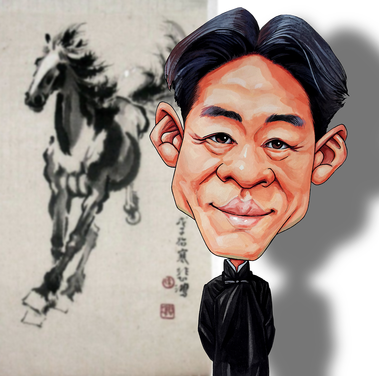 人民艺术家四徐悲鸿