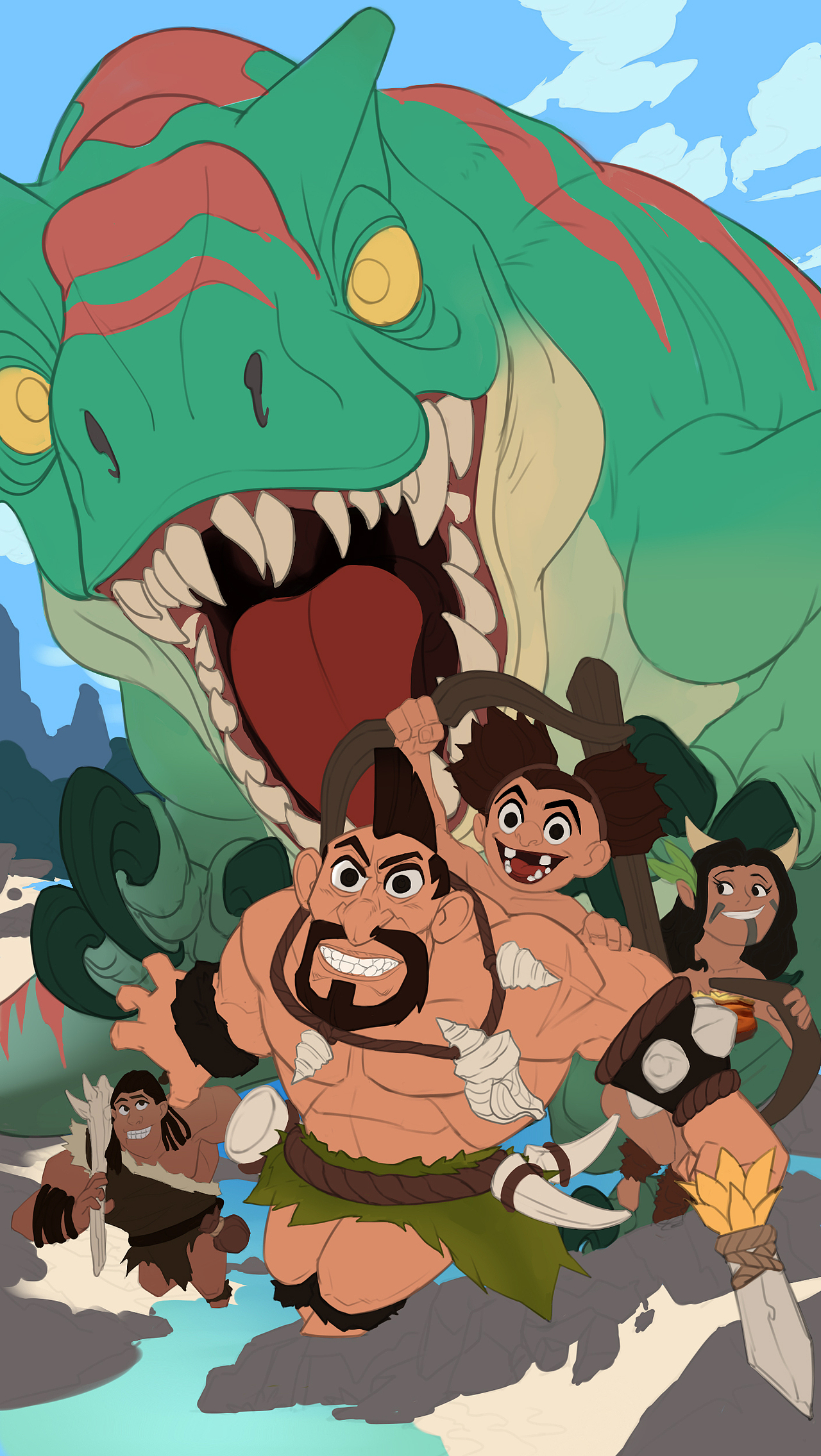 重新解禁一套给PW画的海报