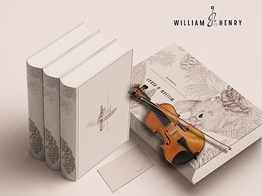弦乐器品牌VI设计  HILLIAM&HERY  松香产品、包装设计
