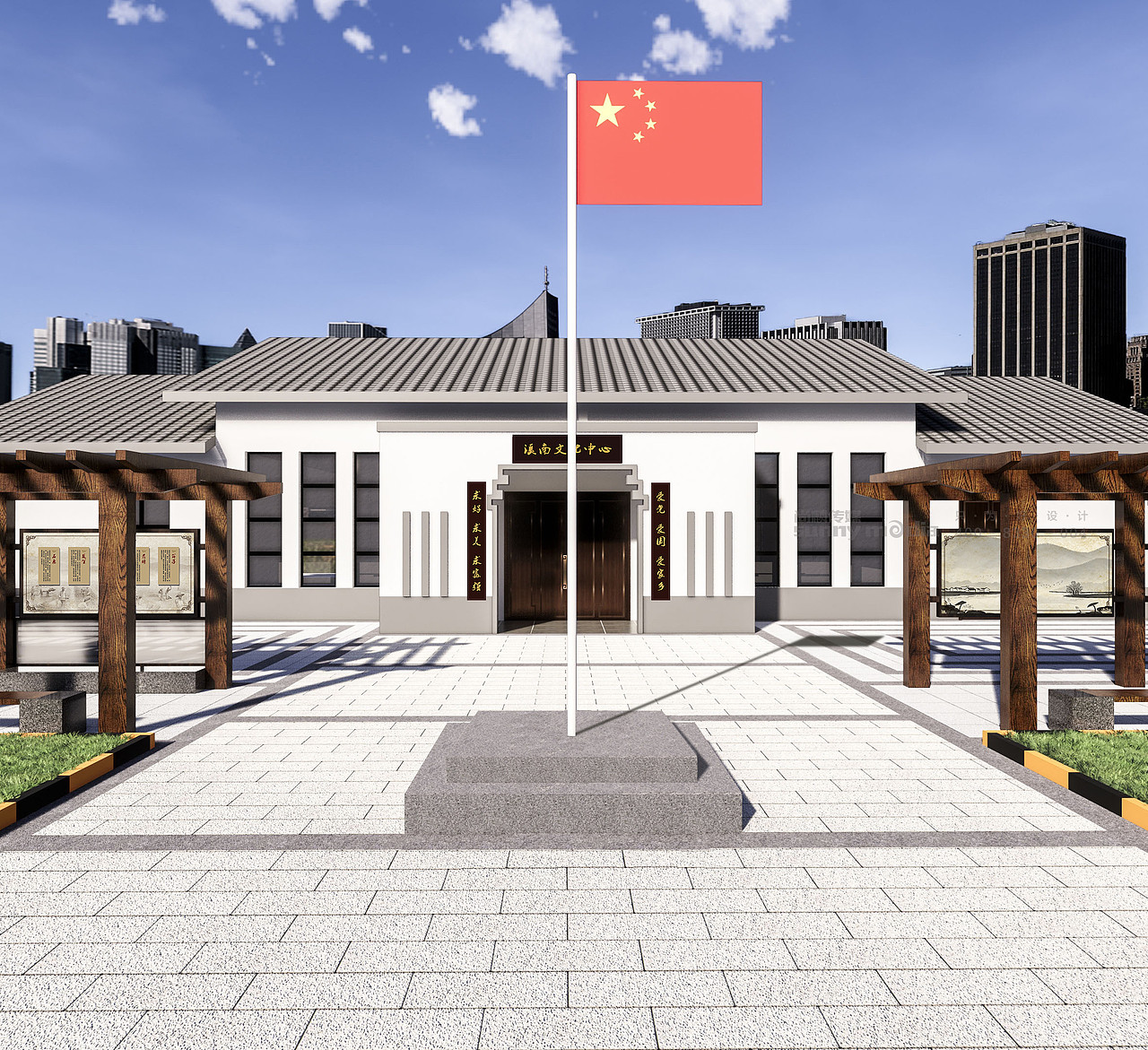 【尚麟传媒】溪南文化馆形象升级整案执行（图ZMjY3NzM3OTg0） - 景观设计 - 站酷设计师JessicaDing原创素材 - 站酷ZCOOL