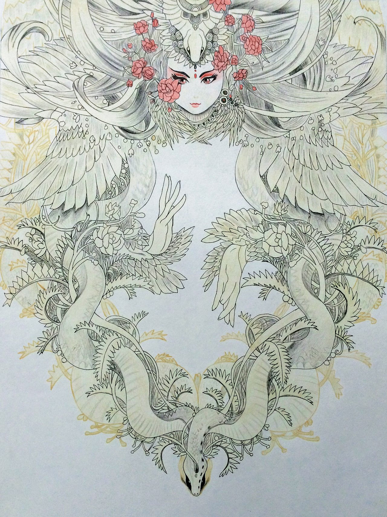 妖女（图ZNDY3MTM5MDA=） - 艺术插画 - 站酷设计师仕宽佳品原创素材 - 站酷ZCOOL