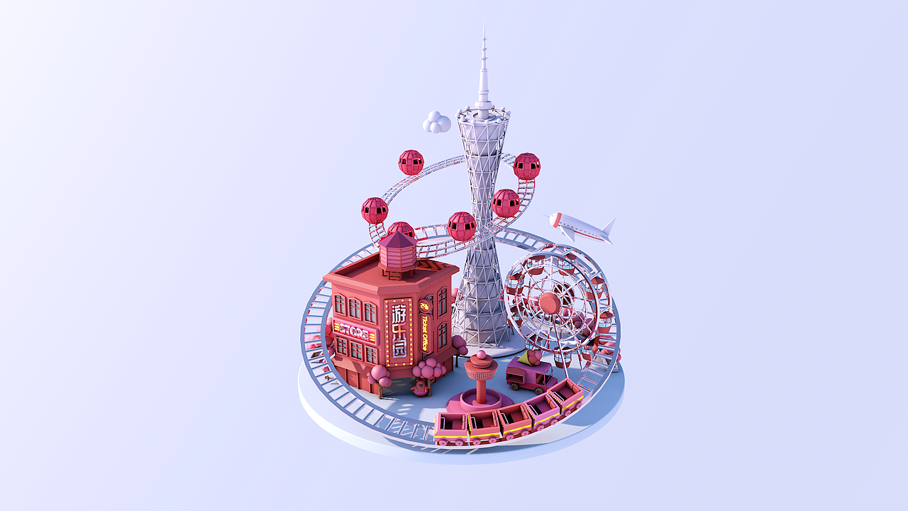 c4d练习3（图ZMTI3ODY5MDk2） - 场景 - 站酷设计师小奇怪原创素材 - 站酷ZCOOL