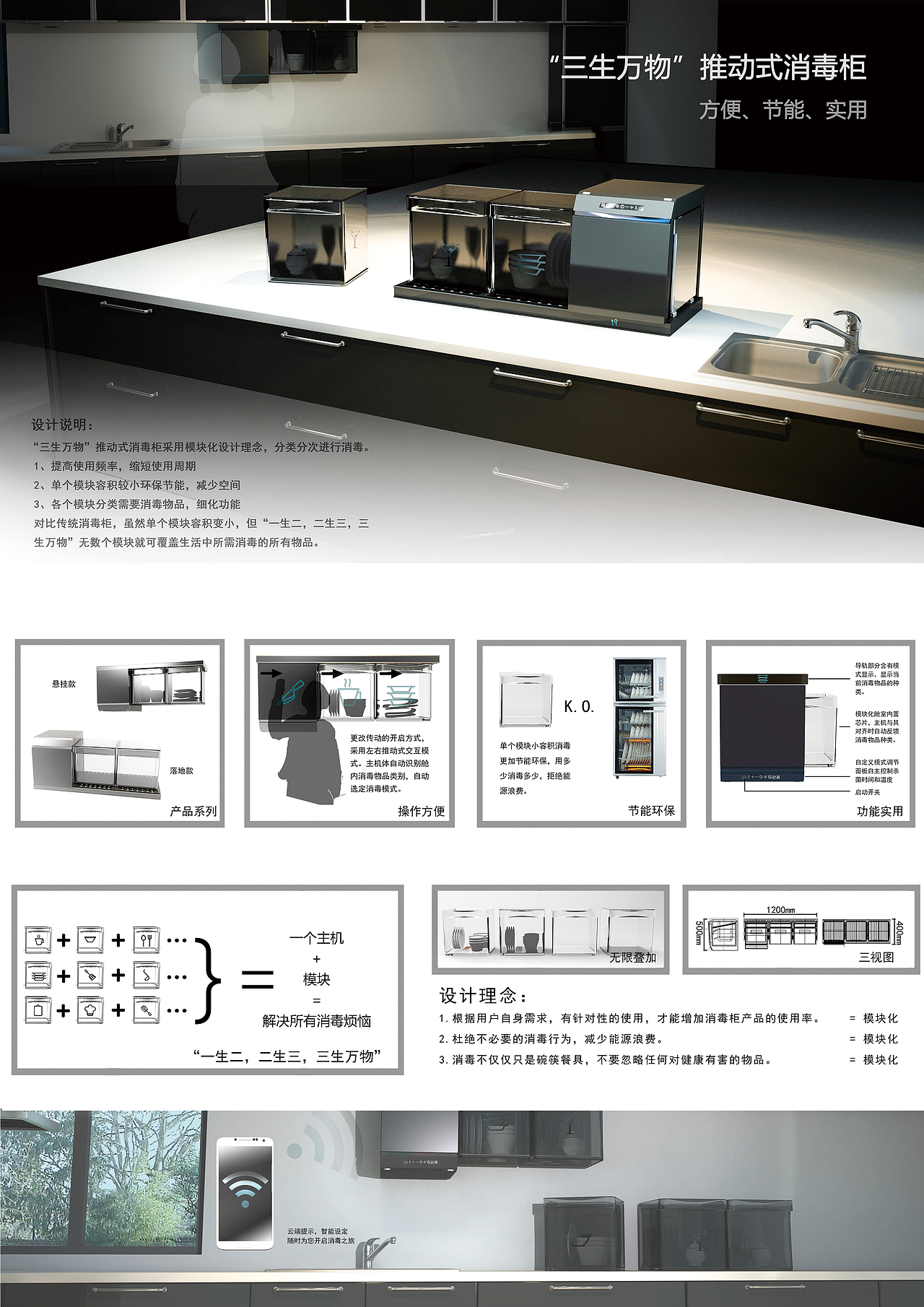 三生万物推动式消毒柜（图ZNzA1NDYzNDQ=） - 生活用品 - 站酷设计师朱明宇原创素材 - 站酷ZCOOL