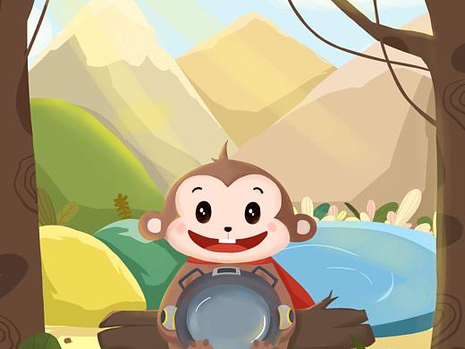 原创太空猴系列插画（个人主页-ZMzExODg3NTI=） - 创作习作 - 站酷设计师Snoopy的四心鸭原创素材 - 站酷ZCOOL