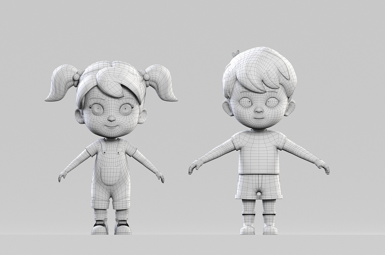 卡通角色 三维动画 片头制作视频动画 3d建模maya三维|三维|人物/生物
