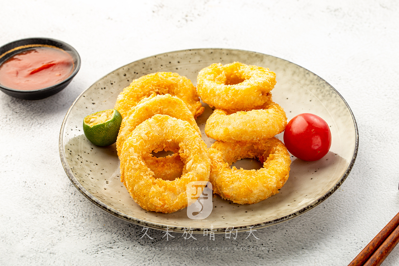 【摄影】静物|美食摄影 黄金鱿鱼圈