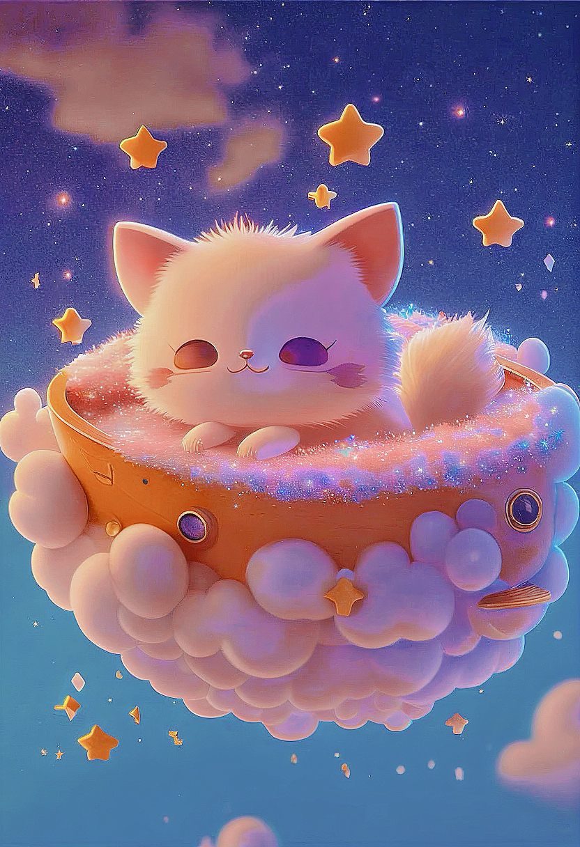 乘飞船的小猫咪