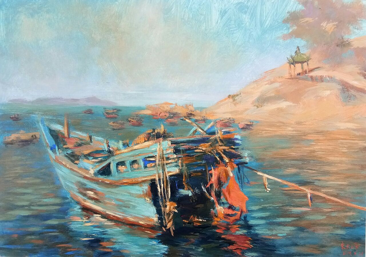 水粉风景画系列
