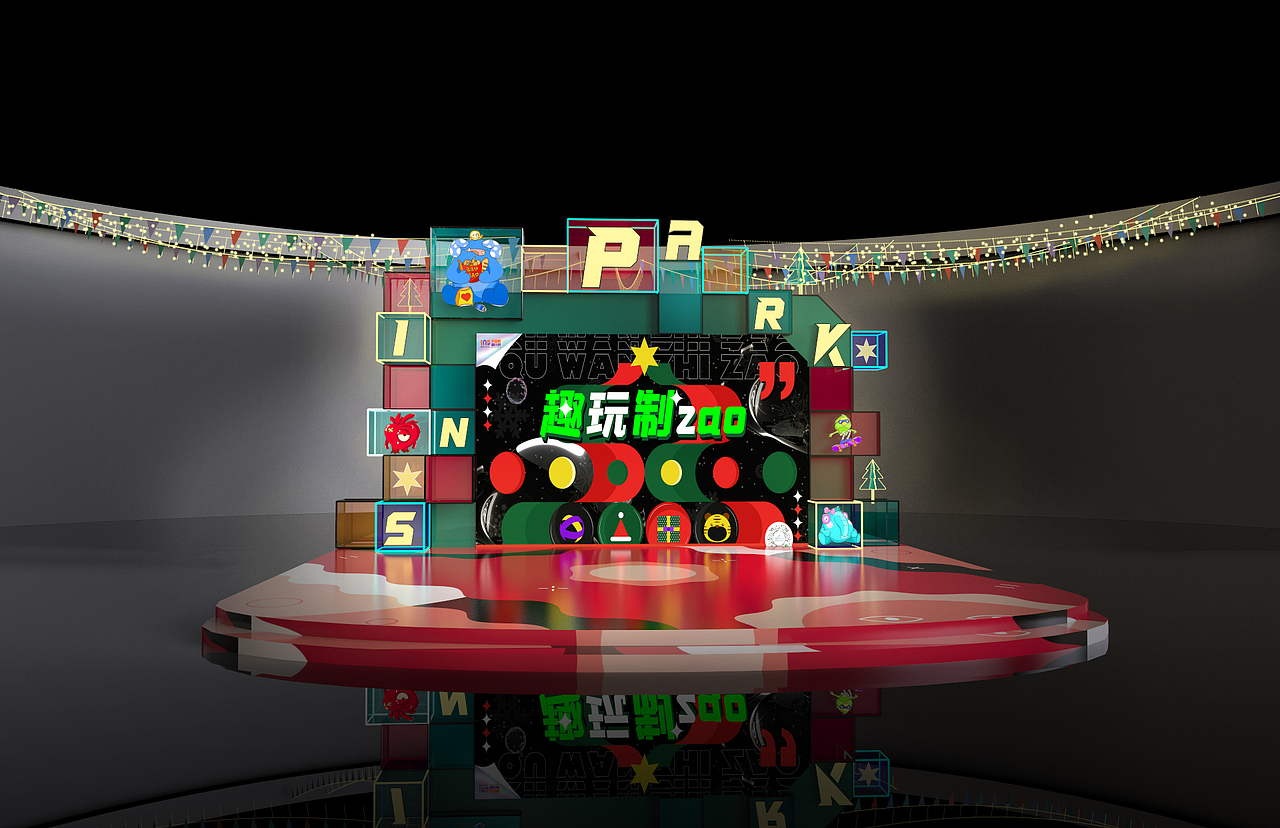 趣玩制zao圣诞主题美陈