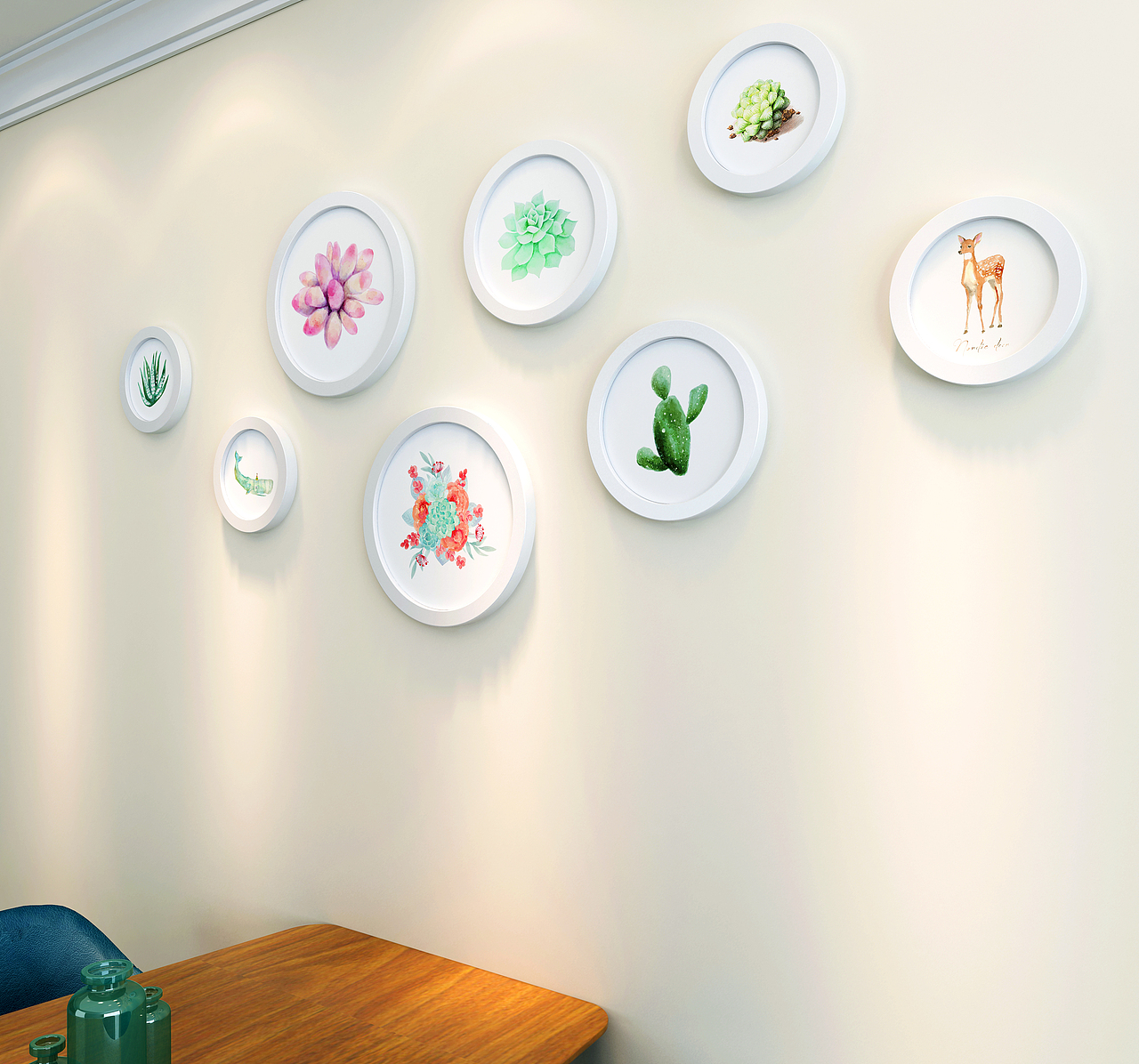 装饰画框3d渲染