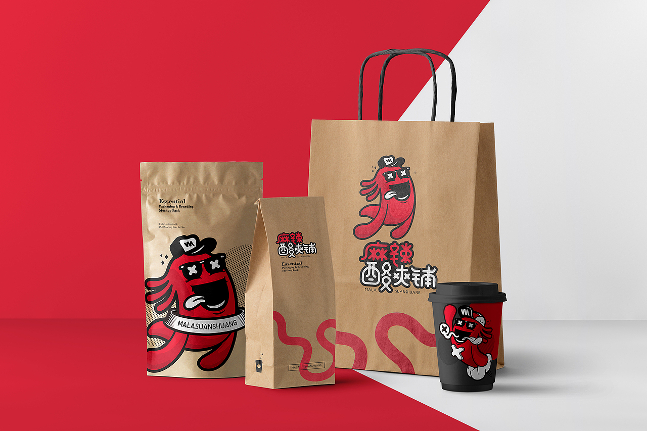 麻辣酸爽铺品牌吉祥物（图ZMTIwNDk2NDQ0） - 品牌 - 站酷设计师吉玓设计原创素材 - 站酷ZCOOL
