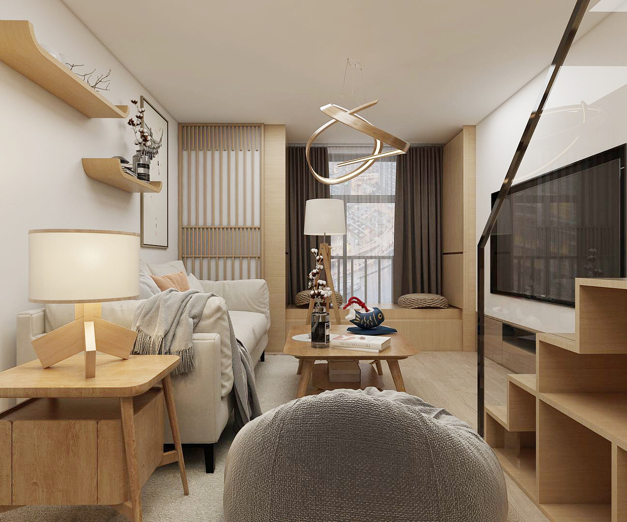 日式loft（民宿）|空间|家装设计|已夏设计 - 原创作品 - 站酷 (ZCOOL)