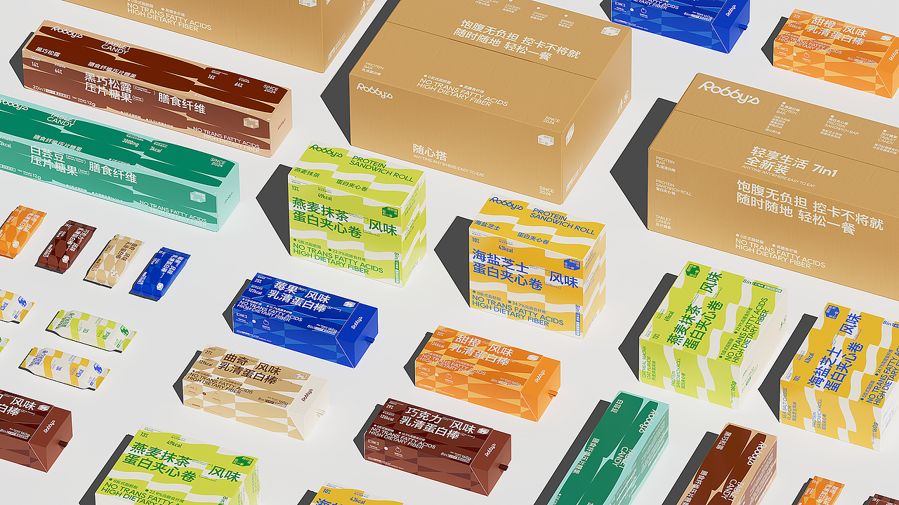 Robbys路比家蛋白棒系列包装设计（图ZMzY1Njc5MDgw） - 包装 - 站酷设计师有感觉设计原创素材 - 站酷ZCOOL