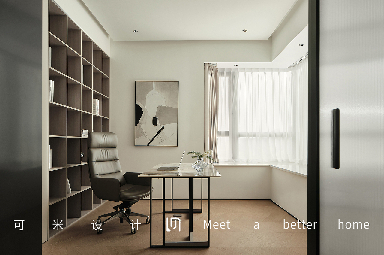 268m²平层设计,简单纯粹的色彩,安静闲适的简约空间