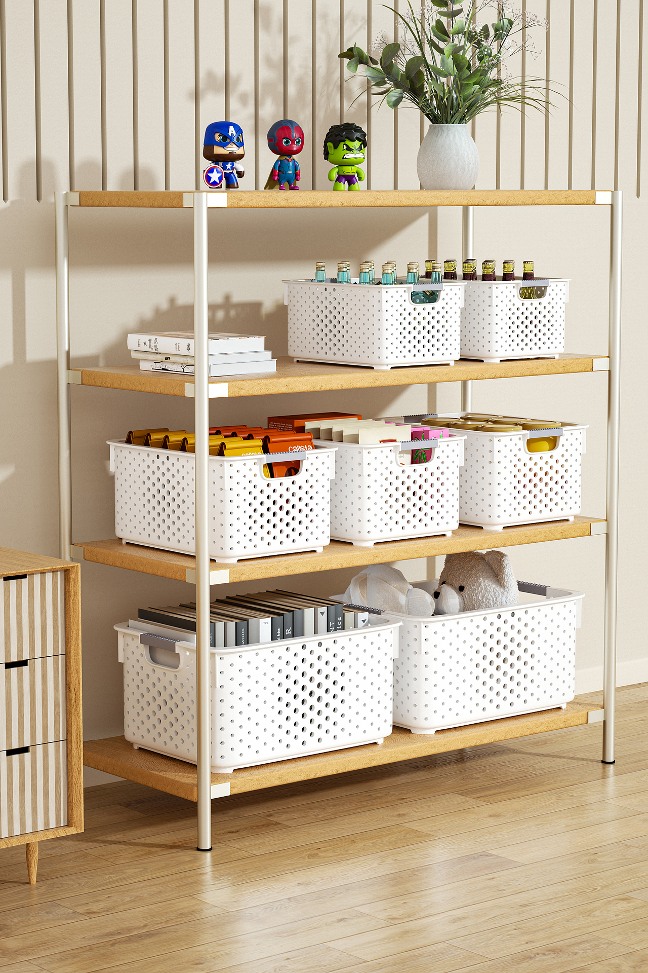 C4D渲染居家收纳筐