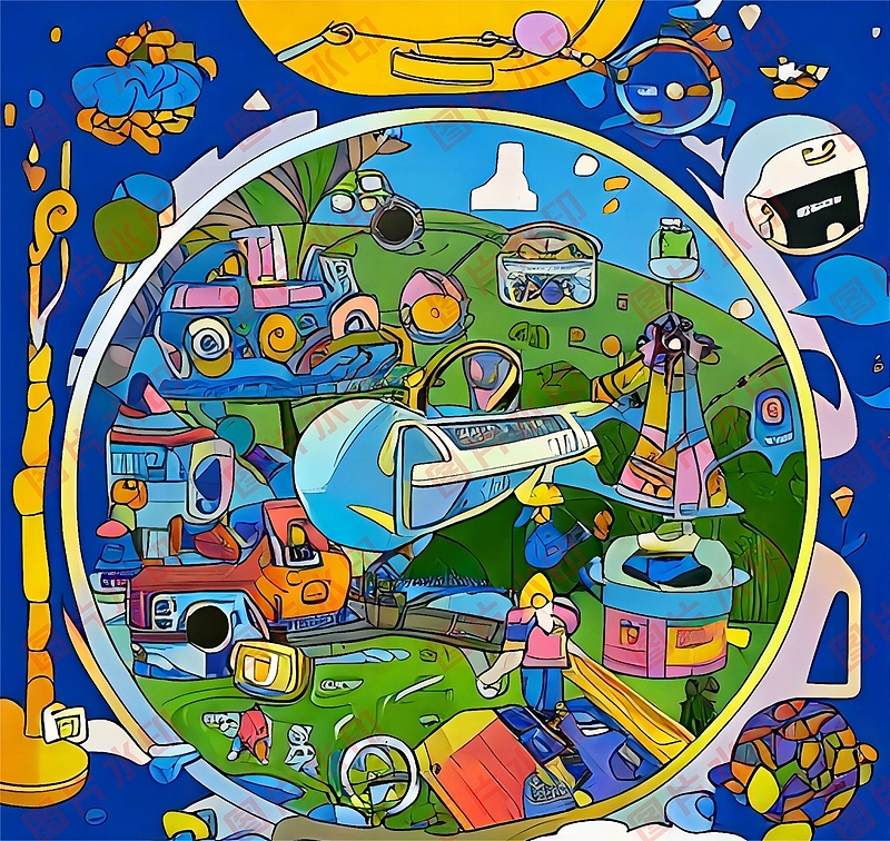 学生电脑绘画绘图作品信息素养活动作品制作设计2410