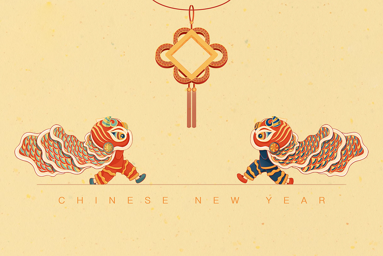 【中国结里的中国年】春节年俗长卷（图ZMzE3ODk1ODA4） - 商业插画 - 站酷设计师庄小庄zzEllen原创素材 - 站酷ZCOOL