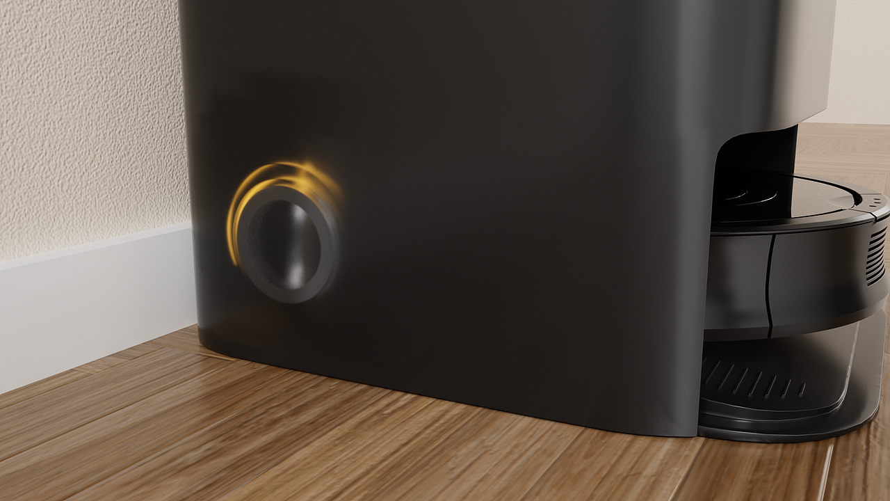 扫地机器人三维动画